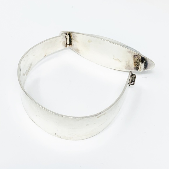 One of a Kind ❤️ HAND MADE ❤️ Sterling Silver Lapis Lazuli Bracelet/Ring Set - Picture 7 of 8